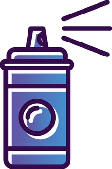 Spray paint Vector Icon Design