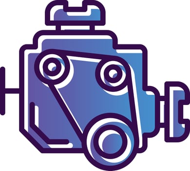 Engine Vector Icon Design