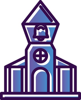 Belfry Vector Icon Design