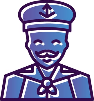 Sailor Vector Icon Design