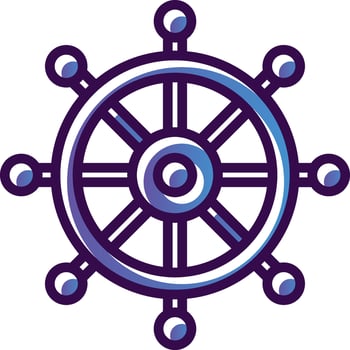 Rudder Vector Icon Design