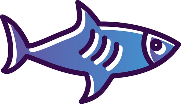 Fish Vector Icon Design