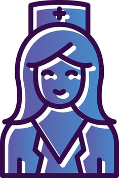 Nurse Vector Icon Design