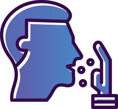 Cough Vector Icon Design