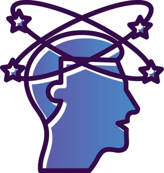 Dizziness Vector Icon Design