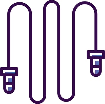 Jumping rope Vector Icon Design