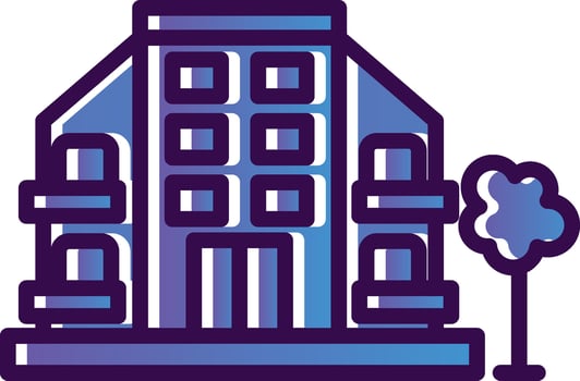 Apartment Vector Icon Design