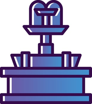 Fountain Vector Icon Design
