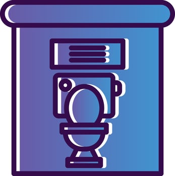 Restroom Vector Icon Design