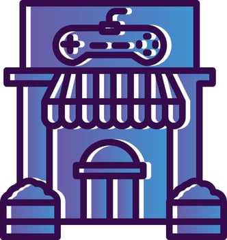 Game store Vector Icon Design