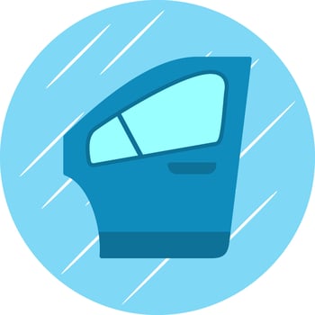 Car door Vector Icon Design