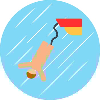 Bungee jumping Vector Icon Design