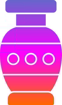 Vase Vector Icon Design