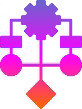 Algorithm Vector Icon Design