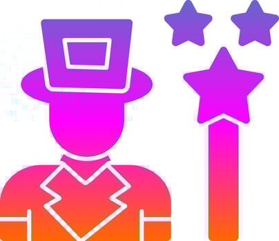 Magician Vector Icon Design