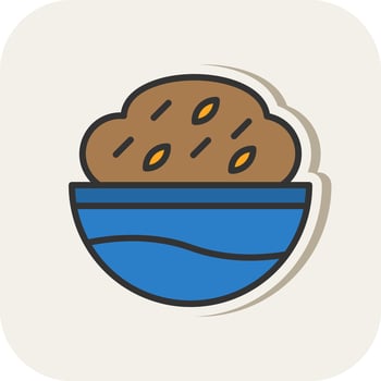 Red curry Vector Icon Design
