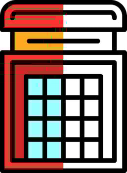 Phone box Vector Icon Design