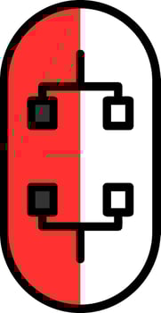 Skateboard Vector Icon Design