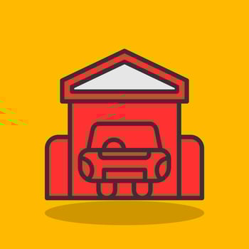 Showroom Vector Icon Design