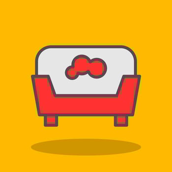 Pet bed Vector Icon Design