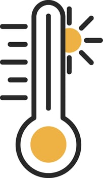 Thermometer Vector Icon Design