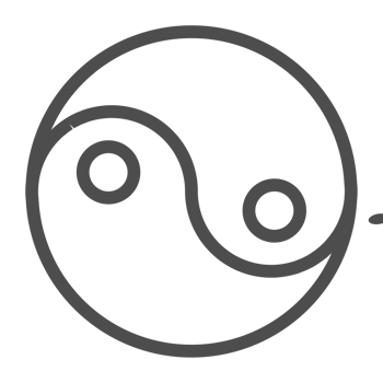 Korea traditional pattern outline icon. Linear symbol. png