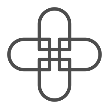 Korea traditional pattern outline icon. Linear symbol. png