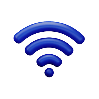 Wireless wifi 3D Icon png
