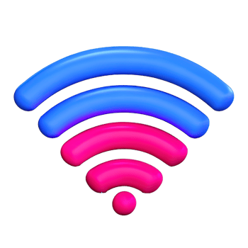 Wireless wifi 3D Icon png