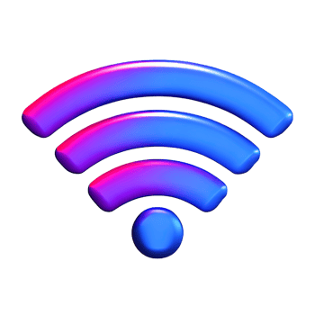 Wireless wifi 3D Icon png