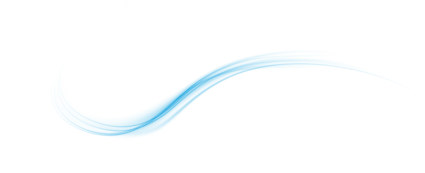 Blue magic spirals with sparkles. Blue light effect. Glitter particles with lines. Swirl effect. png