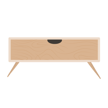 Wooden work table png