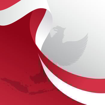 indonesian flag background suitable for indonesia day celebration vector