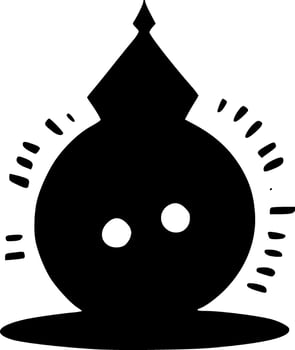 vector illustration of monster cartoon