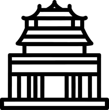 vector illustration of building icon