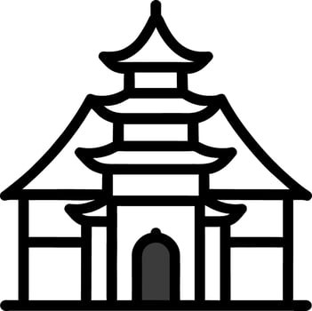 vector illustration of building icon
