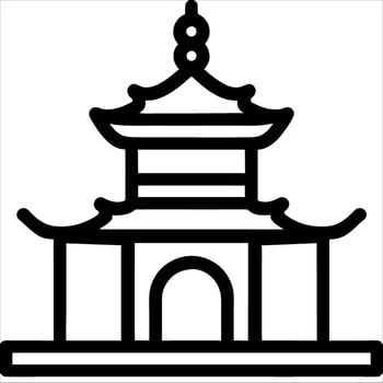 vector illustration of building icon