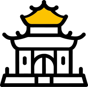 vector illustration of building icon
