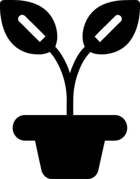vector illustration of plant icon