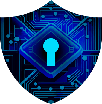 Modern Technology Shield Cybersecurity Crop-out png