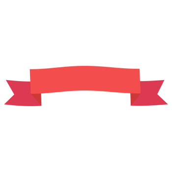 red ribbon banner png
