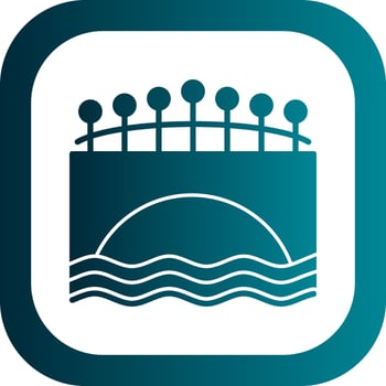 Canal Vector Icon Design
