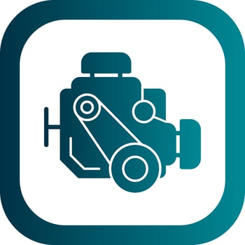 Car engine Vector Icon Design