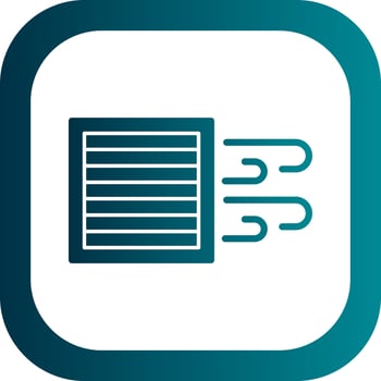 Air filter Vector Icon Design