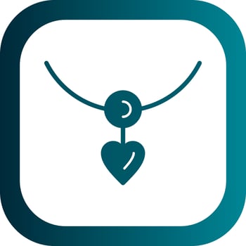 Necklace Vector Icon Design
