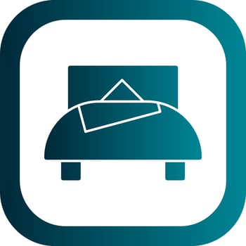 Bed Vector Icon Design
