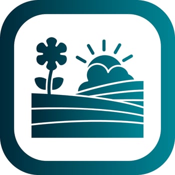 Field Vector Icon Design