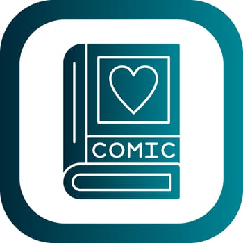 Comic book Vector Icon Design