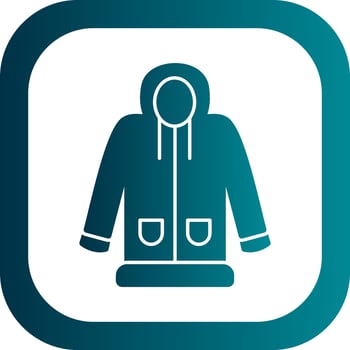 Raincoat Vector Icon Design