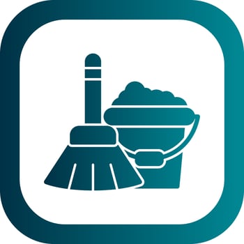 Cleaning Vector Icon Design